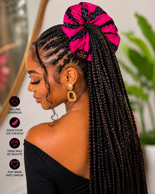 Maxi Chouchou  Wax Fuchsia – Volume Signature